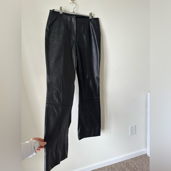 Wilsons Leather Pants - Wilson Leather 100% Leather Bootcut Pants 4